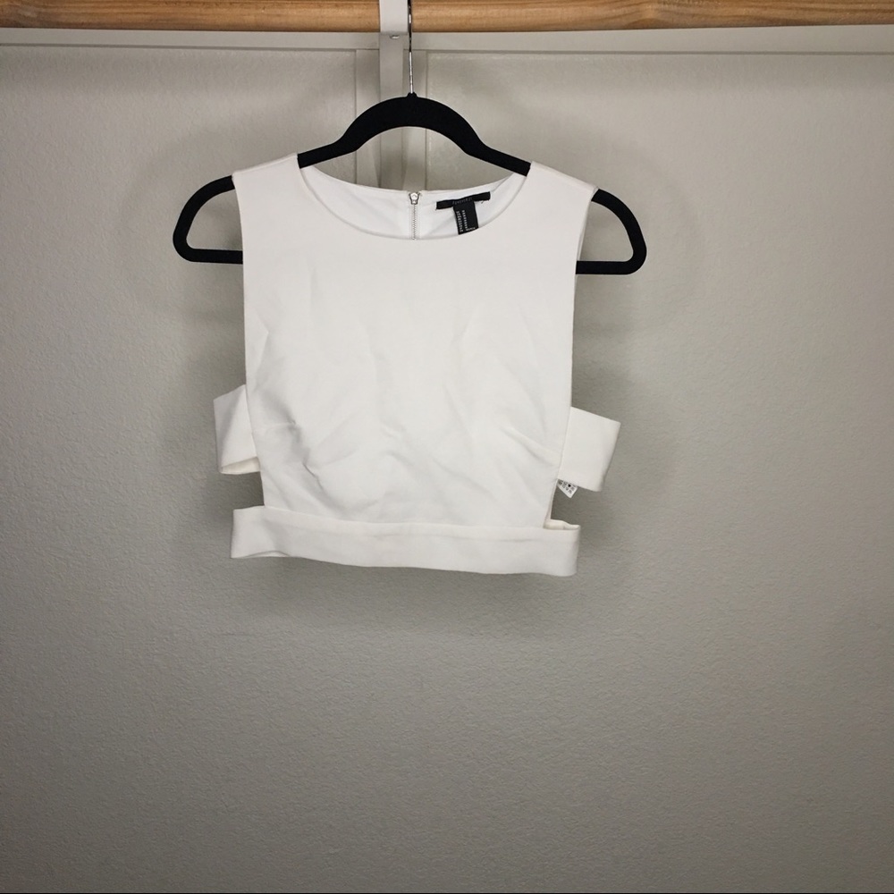 White Crop Top